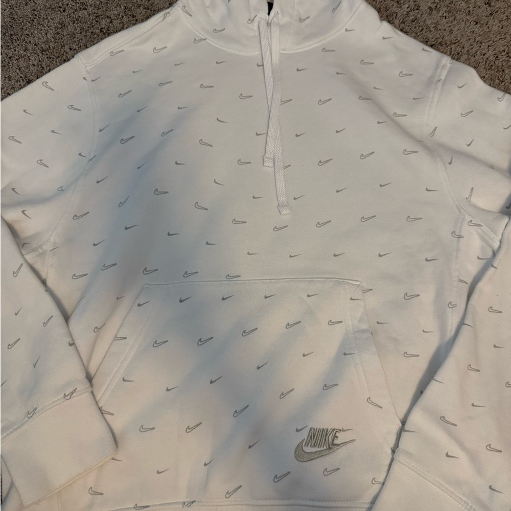 Nike White Hoodie